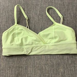 Lululemon neon sports bra